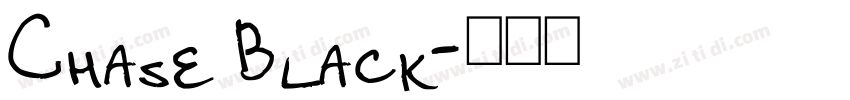 Chase Black字体转换
